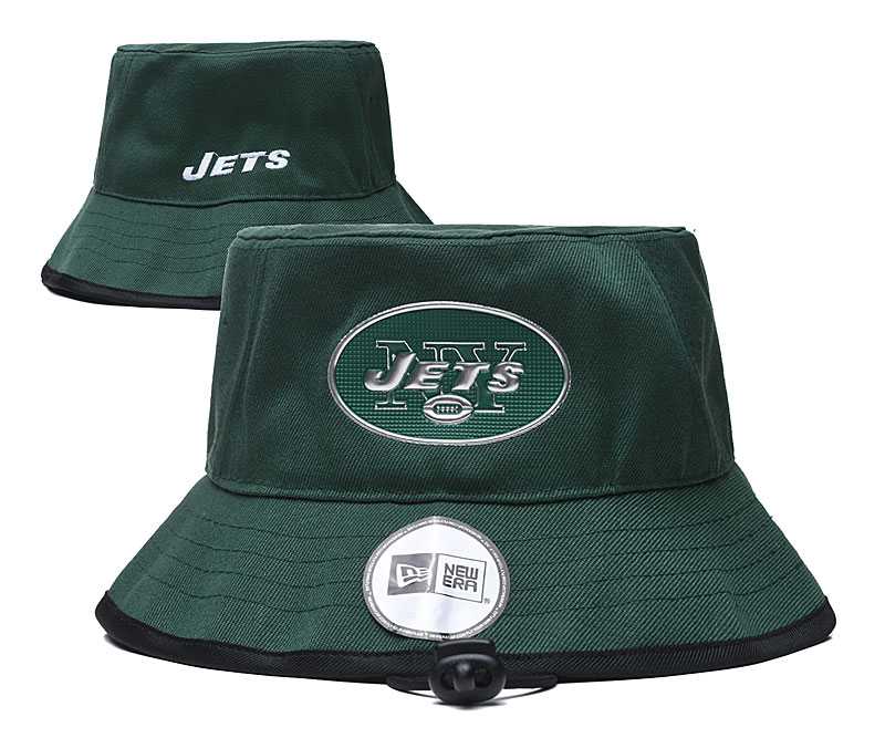New York Jets Team Logo Adjustable Hat YD (6)